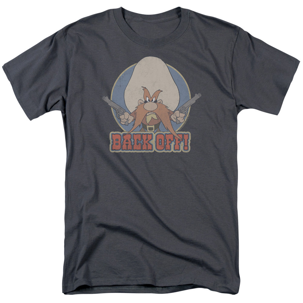 Looney Tunes I Said Back Off Mens T Shirt Charcoal Officially Licensed