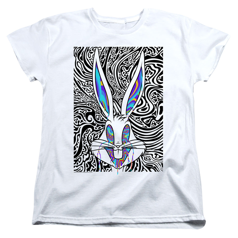 Looney Tunes Wild Bugs Womens T Shirt White Officially Licensed
