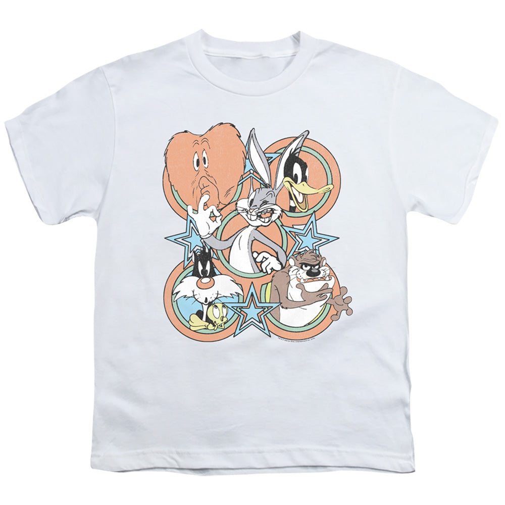 Looney Tunes Screen Stars Kids Youth T Shirt White Officially Licensed