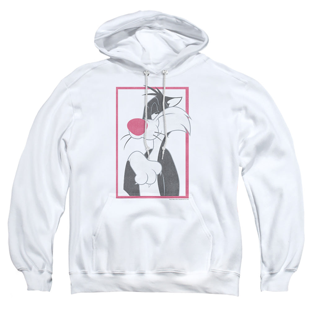 Looney Tunes Sylvester Mens Hoodie White Officially Licensed