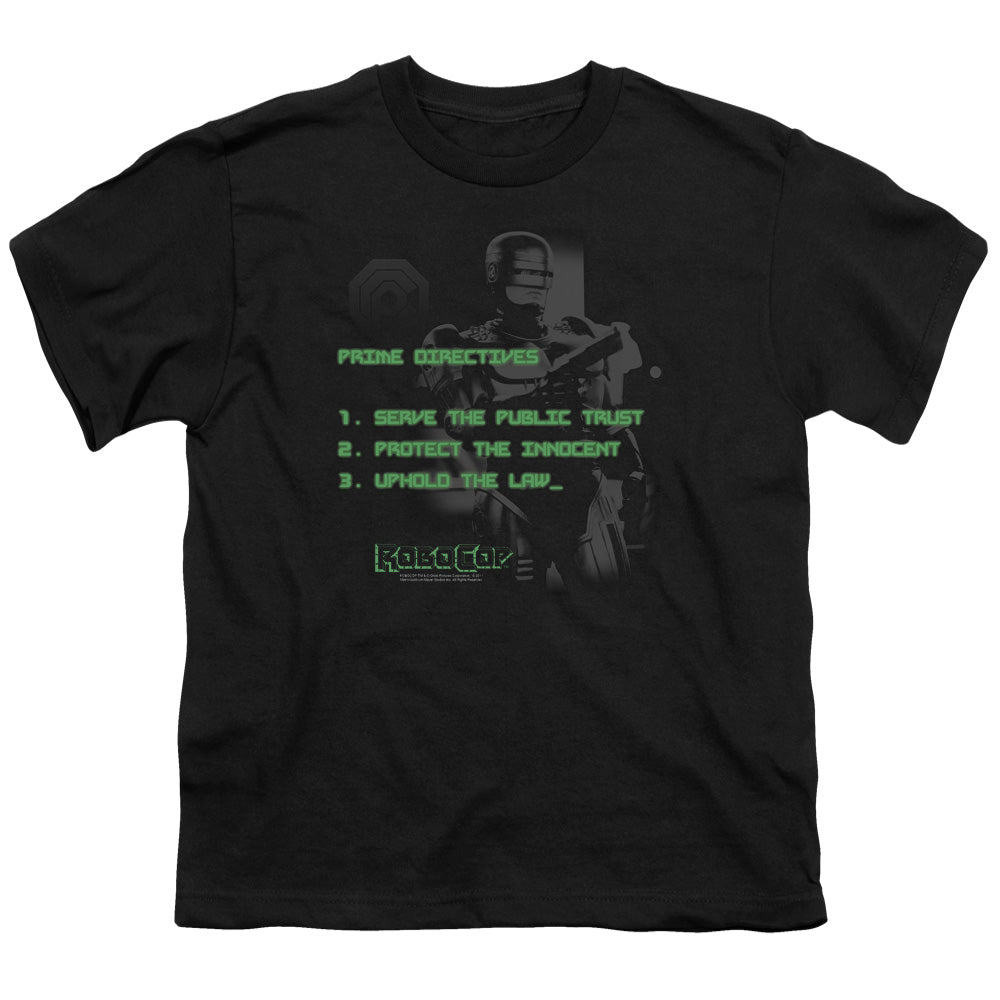 Robocop Prime Directives Kids Youth T Shirt Black Officially Licensed