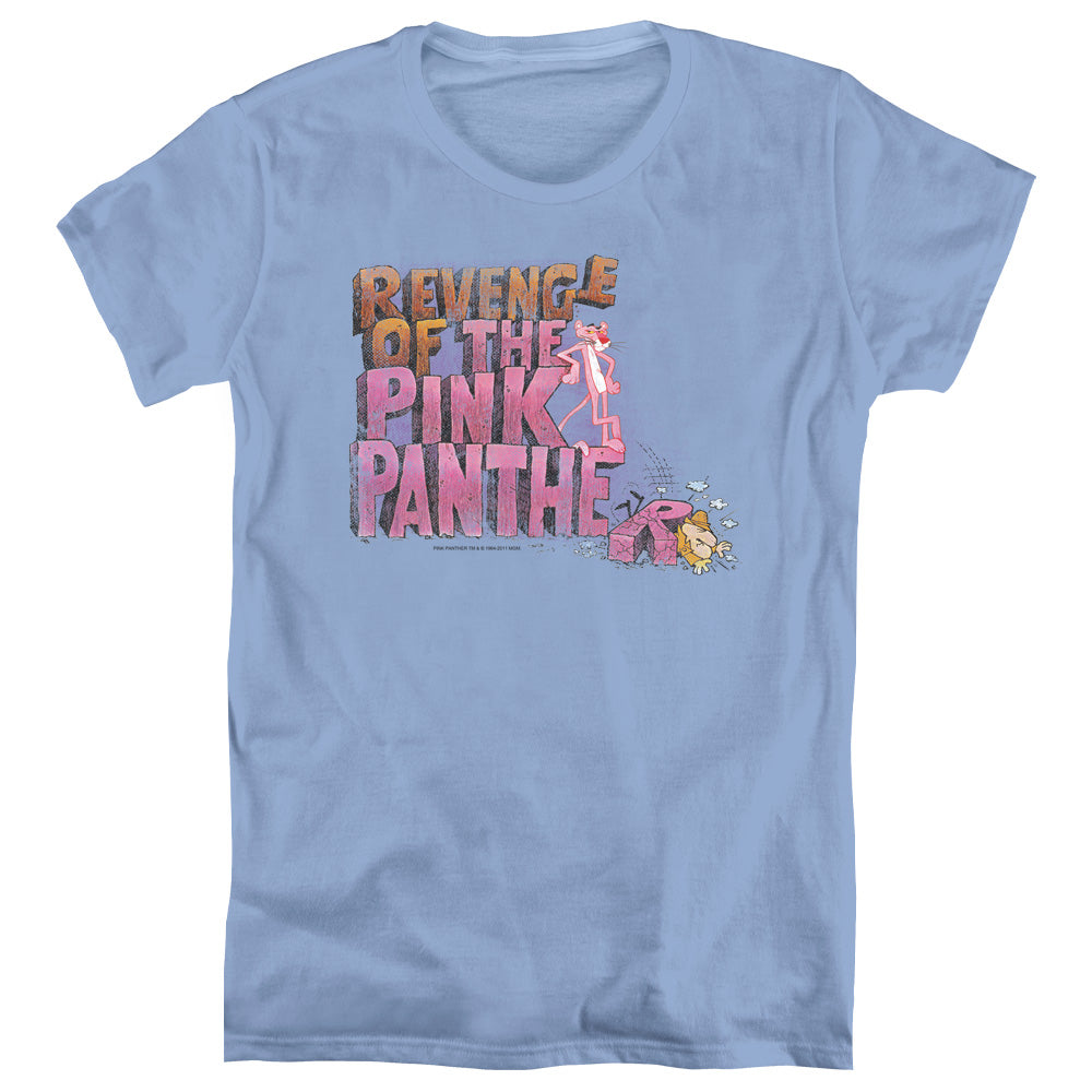 Pink Panther Revenge Womens T Shirt Carolina Blue Officially Licensed