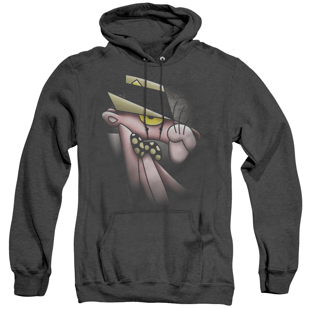 Pink Panther Ooth Panther Heather Mens Hoodie Black Officially Licensed