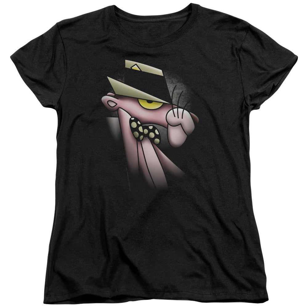 Pink Panther Ooth Panther Womens T Shirt Black Officially Licensed
