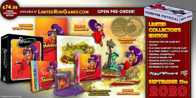 Limited Run Games: Shantae (Collector's Edition) (Gameboy Color)