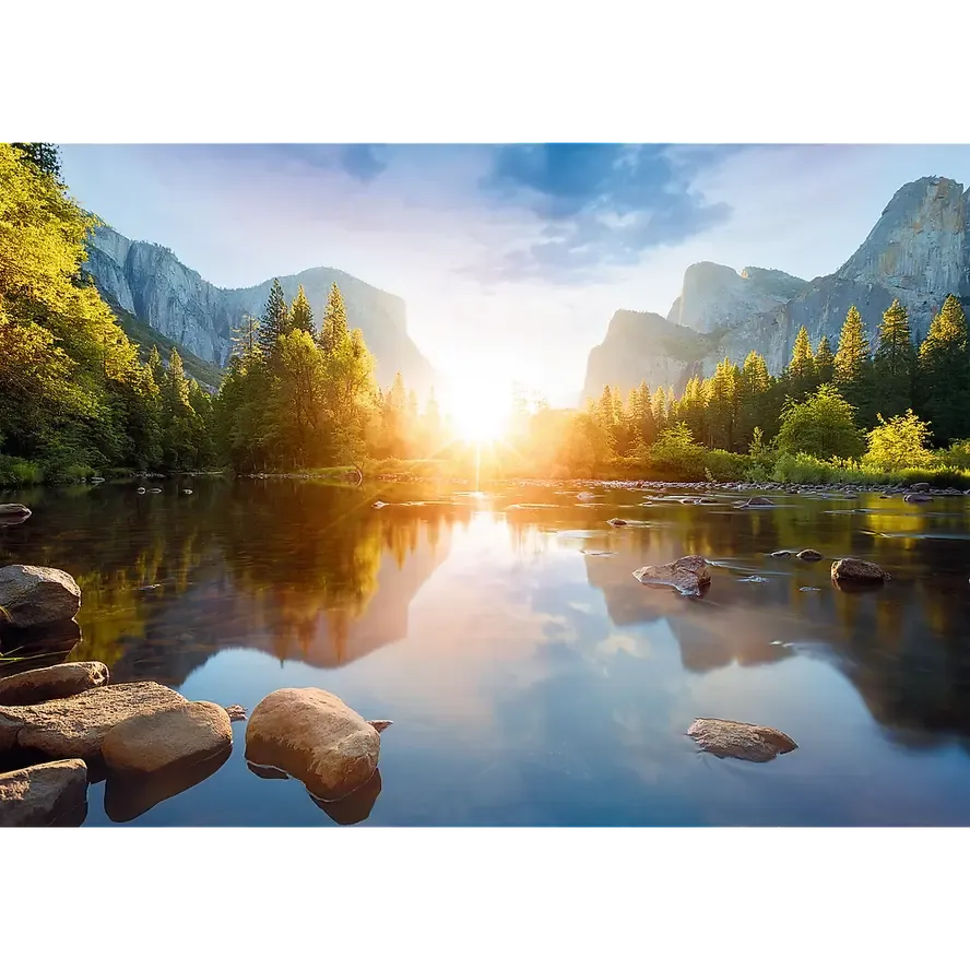 Mountain Pond 1000 Piece Jigsaw Puzzle Trefl
