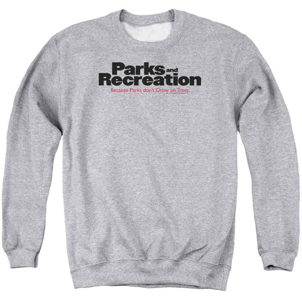Parks And Rec Logo Mens Crewneck Sweatshirt Athletic Heather