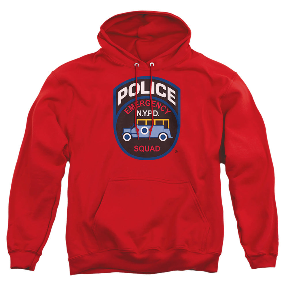 New York City Emergency Squad Mens Hoodie Red Officially Licensed