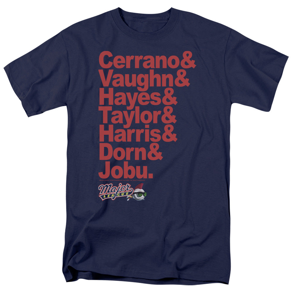 Major League Team Roster Mens T Shirt Navy Officially Licensed