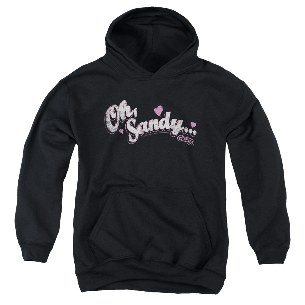 Grease Oh Sandy Kids Youth Hoodie Black Officially Licensed