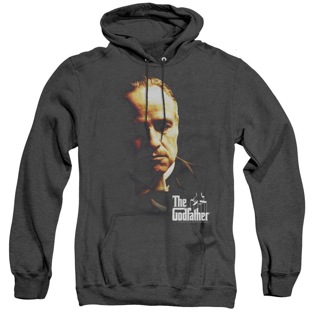 Godfather Don Vito Heather Mens Hoodie Black Officially Licensed