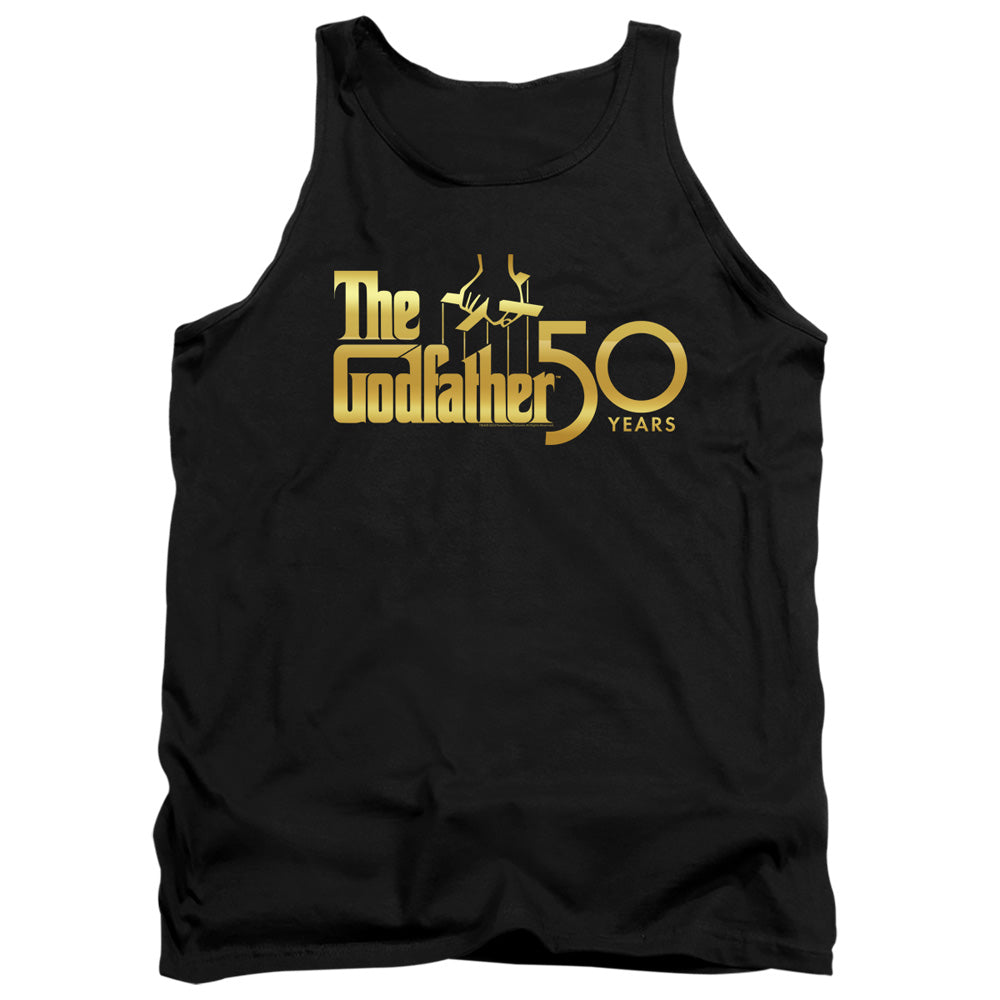 Godfather Godfather 50Th Logo Mens Tank Top Shirt Black Officially Licensed