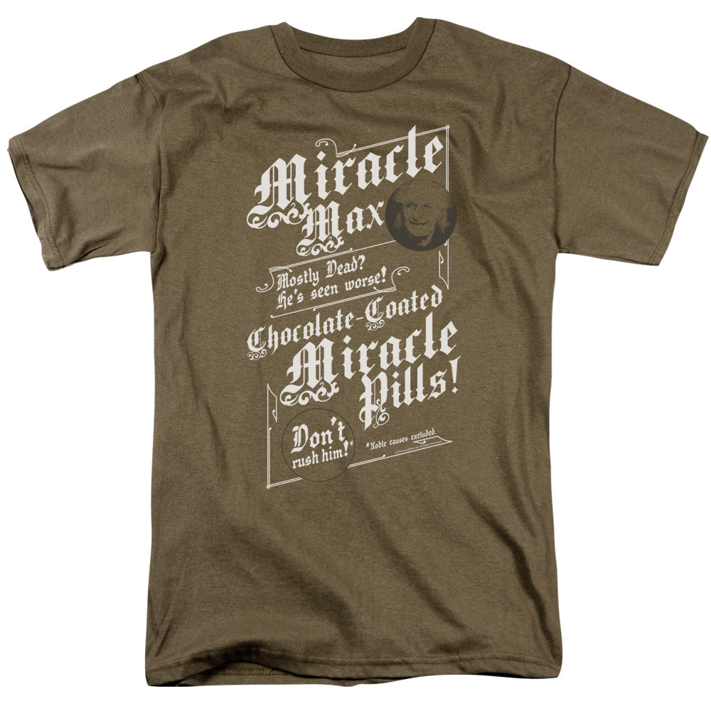 Princess Bride Miracle Max Mens T Shirt Safari Green Officially Licensed