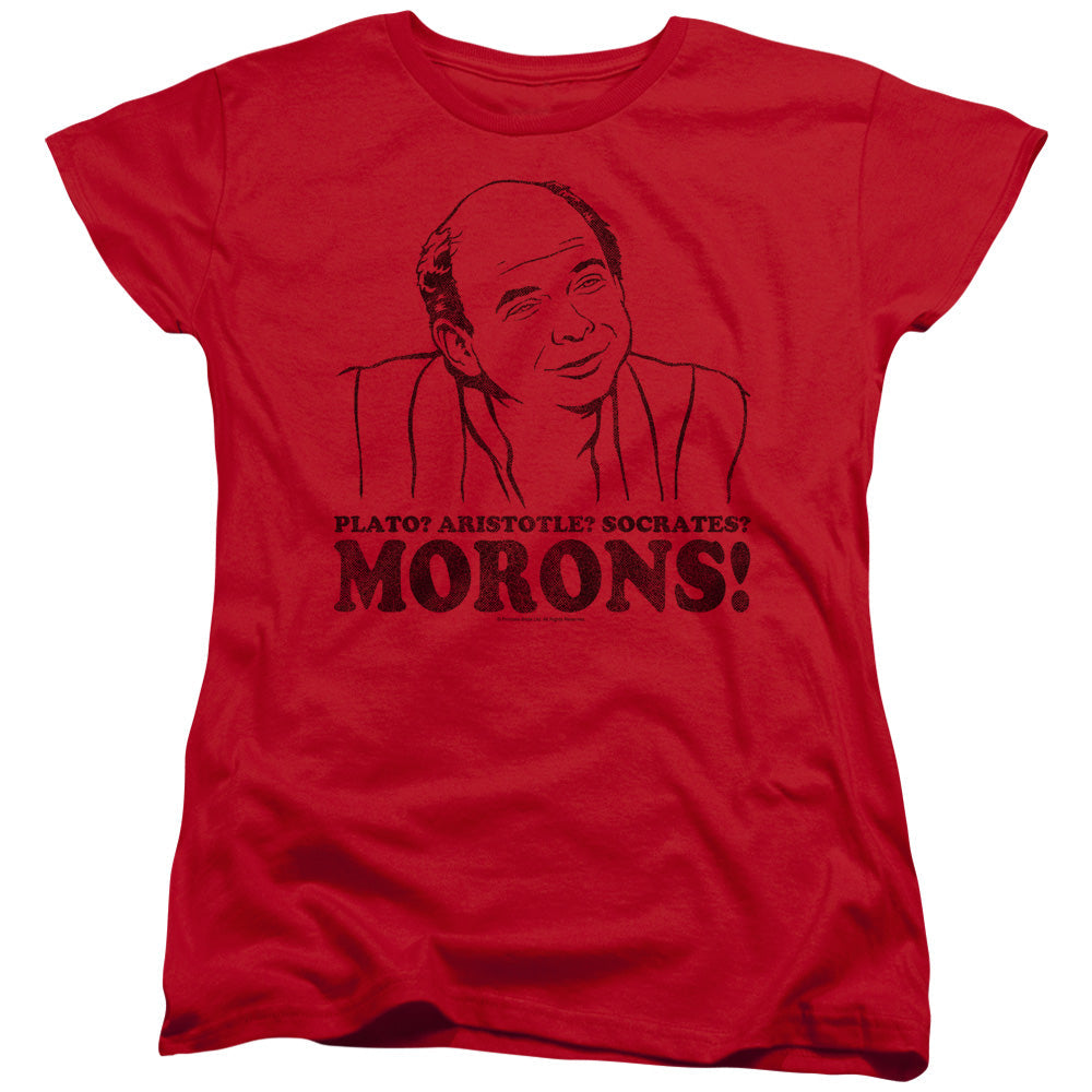 The Princess Bride Morons Womens T Shirt Red Officially Licensed