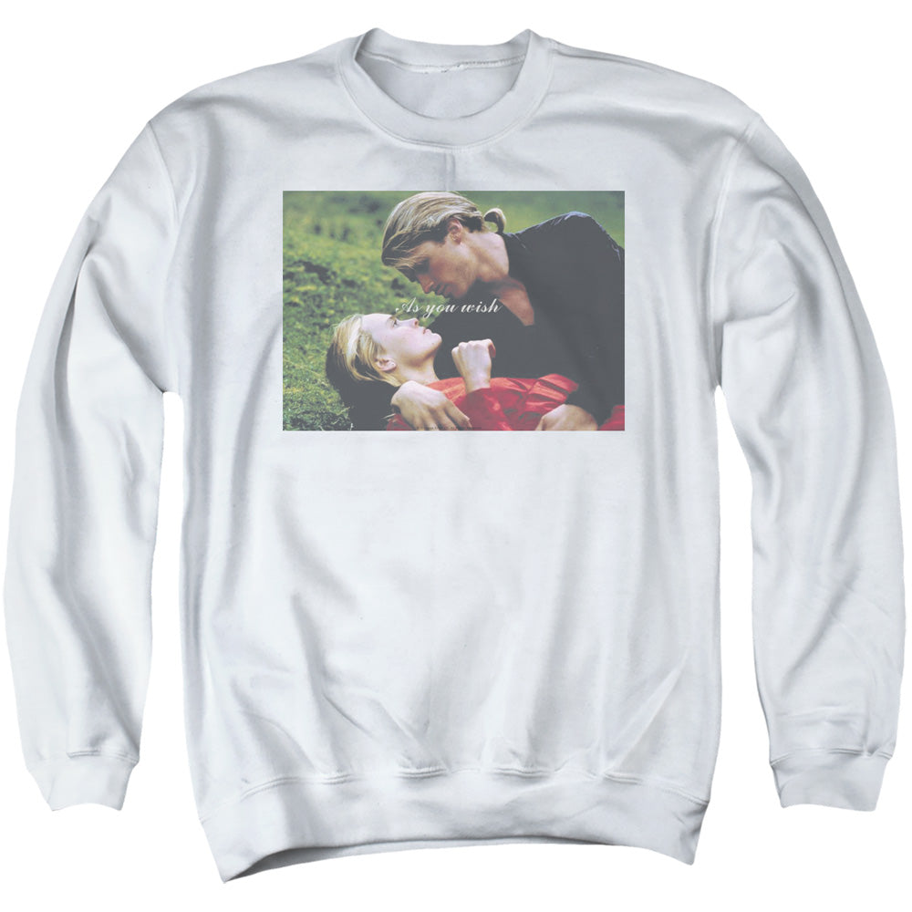 Princess Bride As You Wish Mens Crewneck Sweatshirt White Officially Licensed