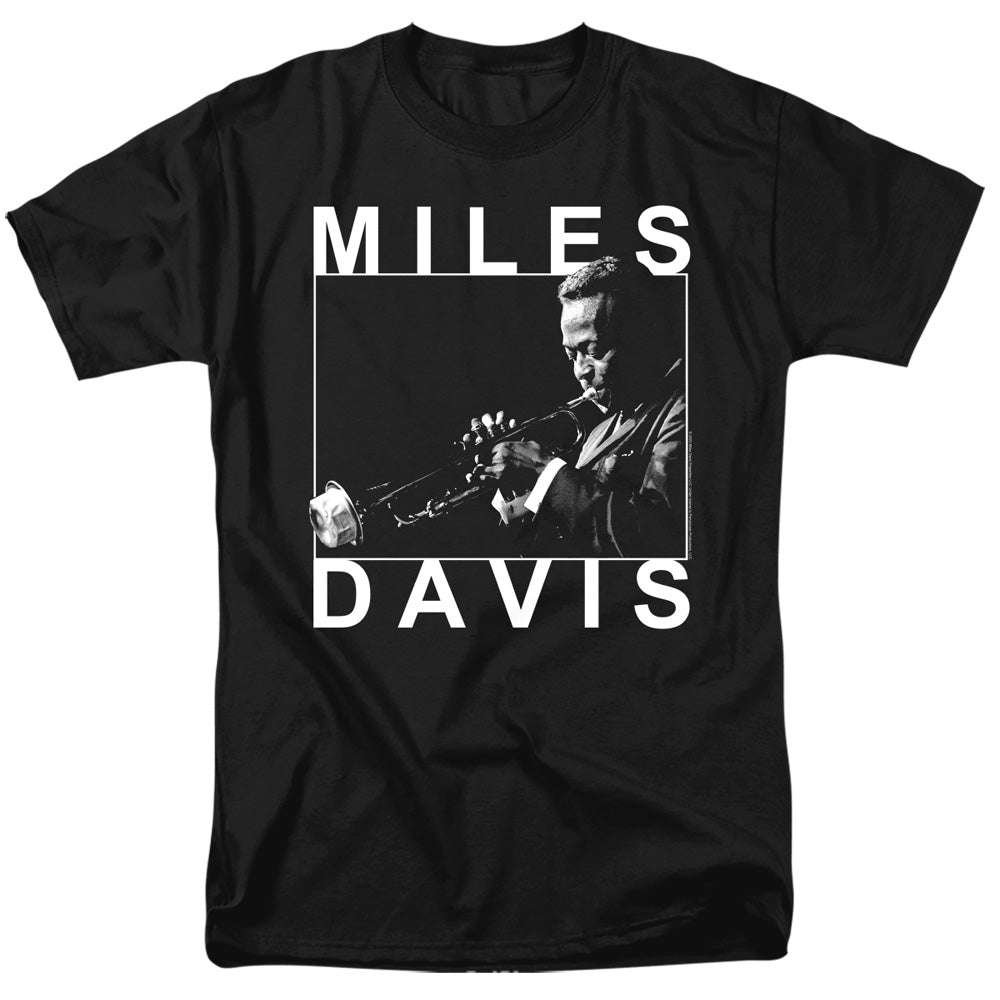 Miles Davis Monochrome Mens T Shirt Black Officially Licensed
