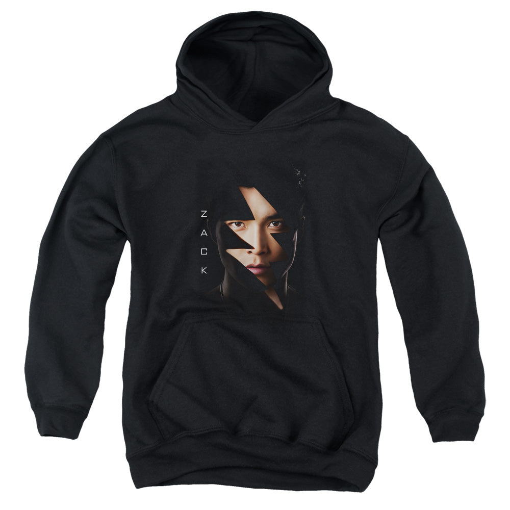 Power Rangers Zack Bolt Kids Youth Hoodie Black Officially Licensed