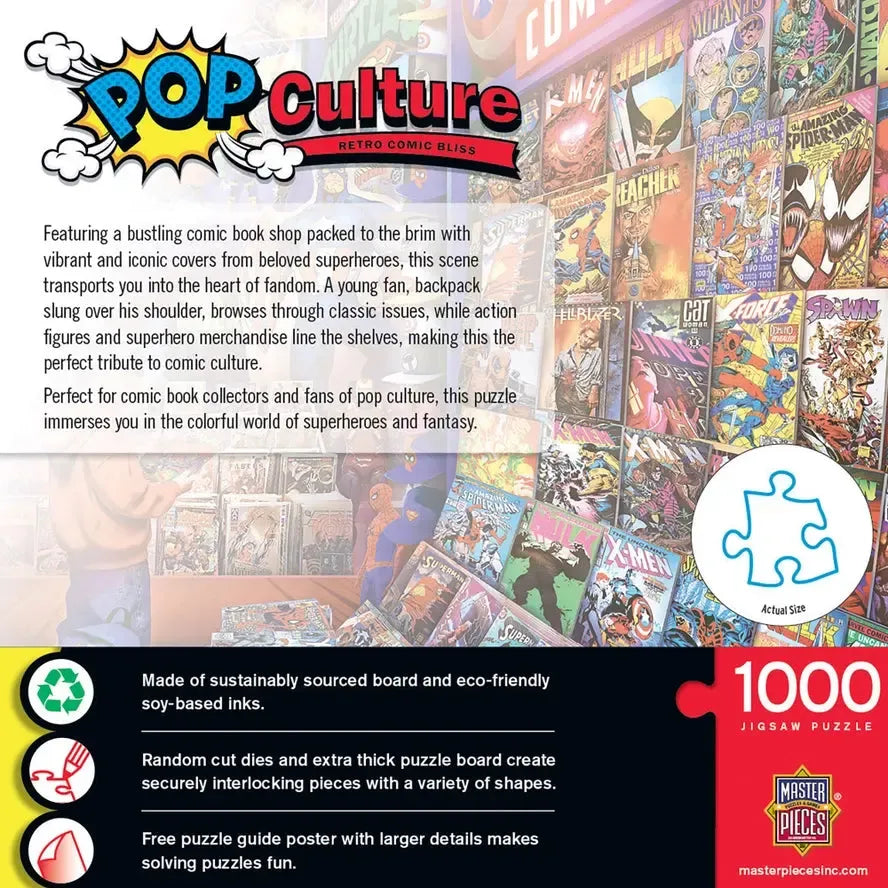 Retro Comic Bliss Pop Culture 1000 Piece Jigsaw Puzzle MasterPieces