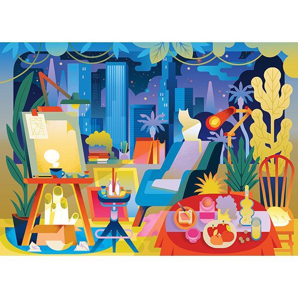 Studio Apartment 1000 Piece Jigsaw Puzzle Holiyay