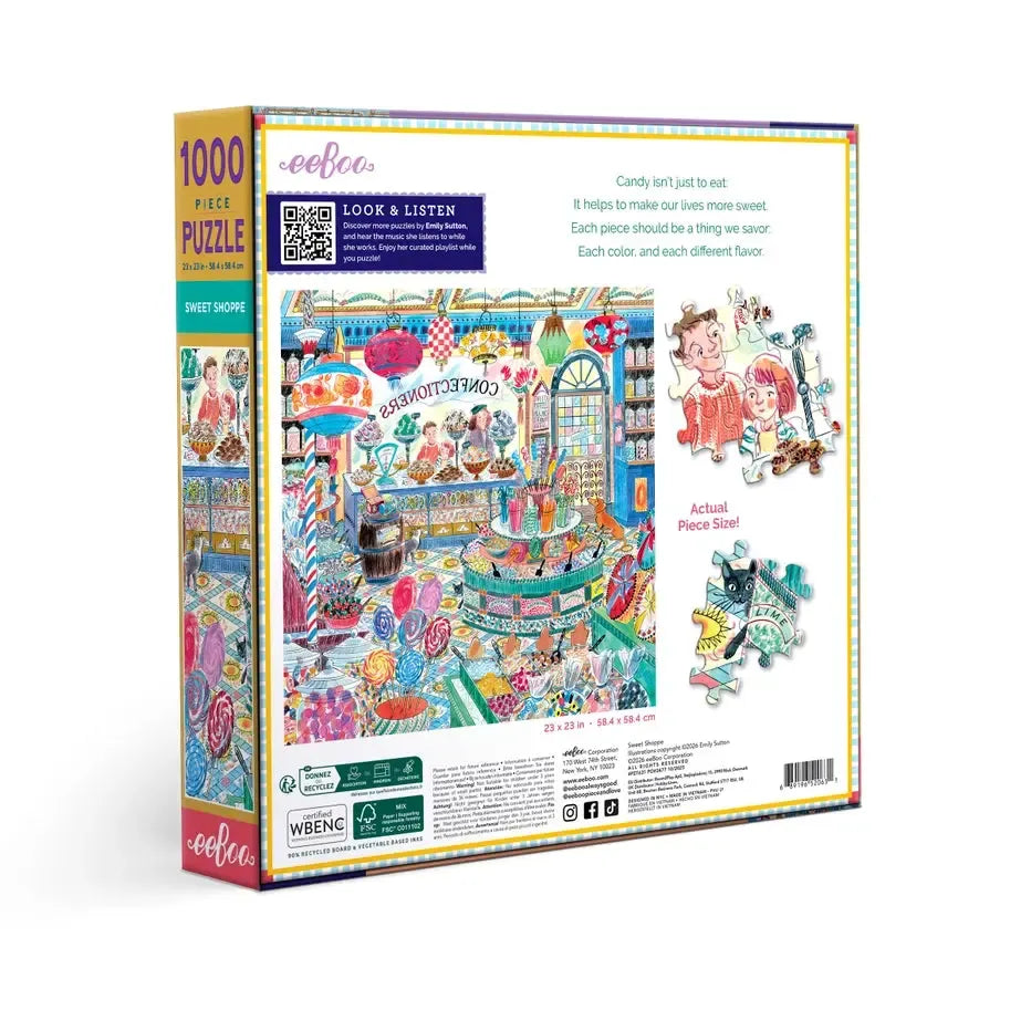 Sweet Shoppe 1000 Piece Jigsaw Puzzle eeBoo