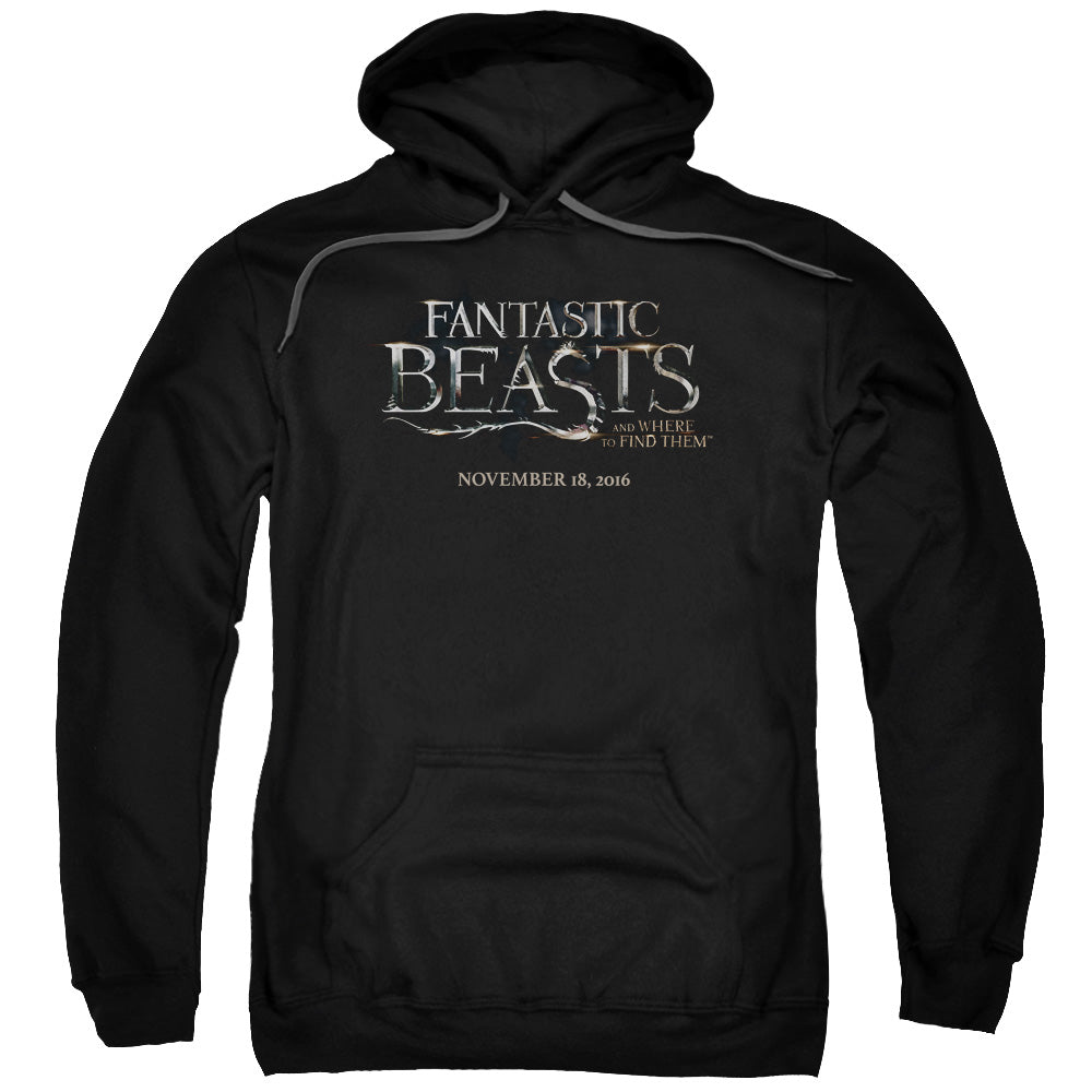Fantastic Beasts Logo 2 Mens Hoodie Black Officially Licensed