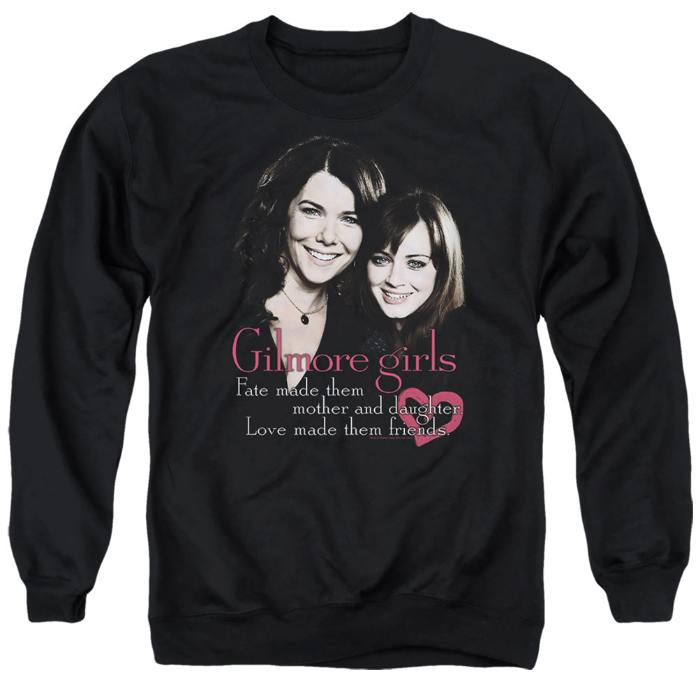 Gilmore Girls Title Mens Crewneck Sweatshirt Black 2X