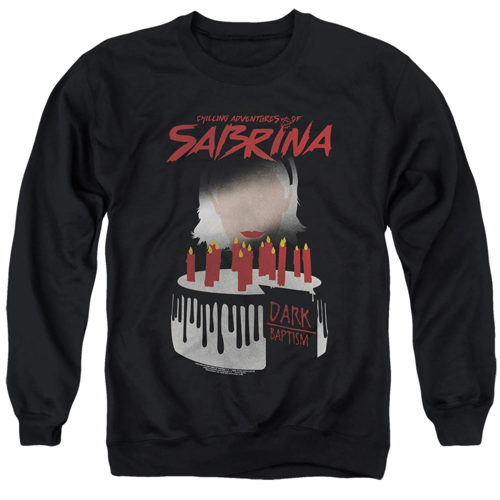 Chilling Adventures Of Sabrina Dark Baptism Mens Crewneck Sweatshirt Black