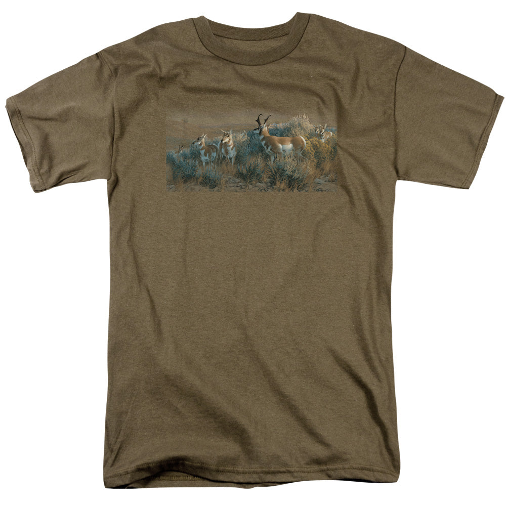 Wildlife Water Rights Mens T Shirt Safari Green Officially Licensed