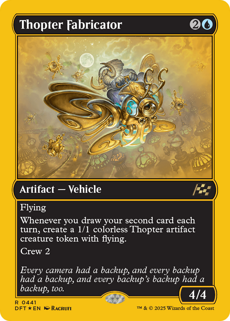 Thopter Fabricator (DFT-441) - Aetherdrift Foil