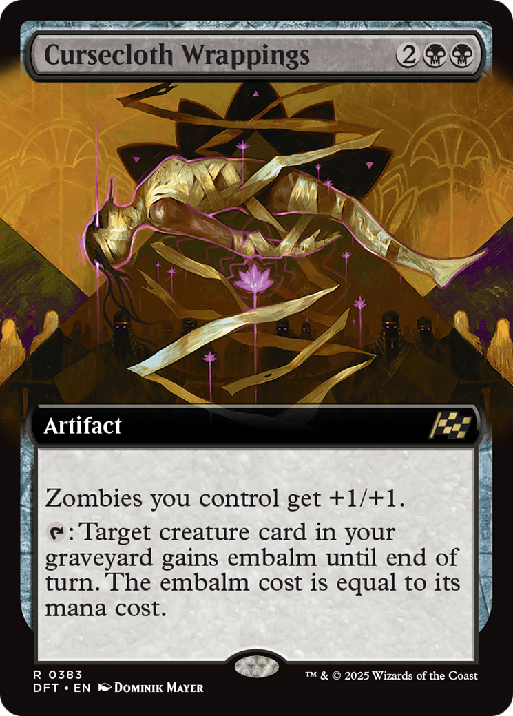 Cursecloth Wrappings (DFT-383) - Aetherdrift: (Extended Art)