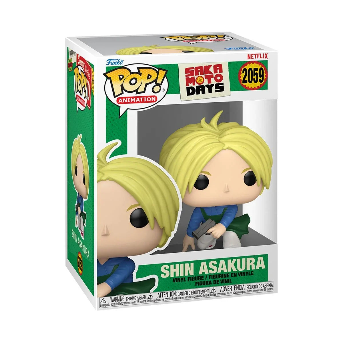 Sakamoto Days Shin Asakura #2059 Funko Pop! Vinyl Figure