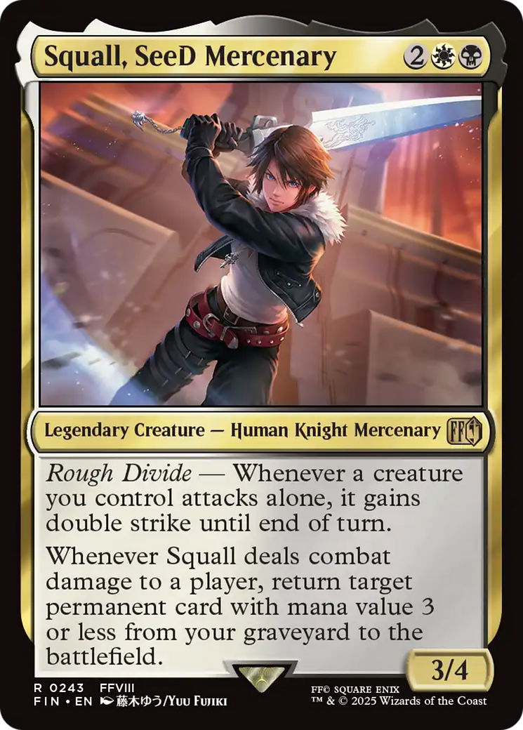 Squall, SeeD Mercenary (FIN-243) - FINAL FANTASY