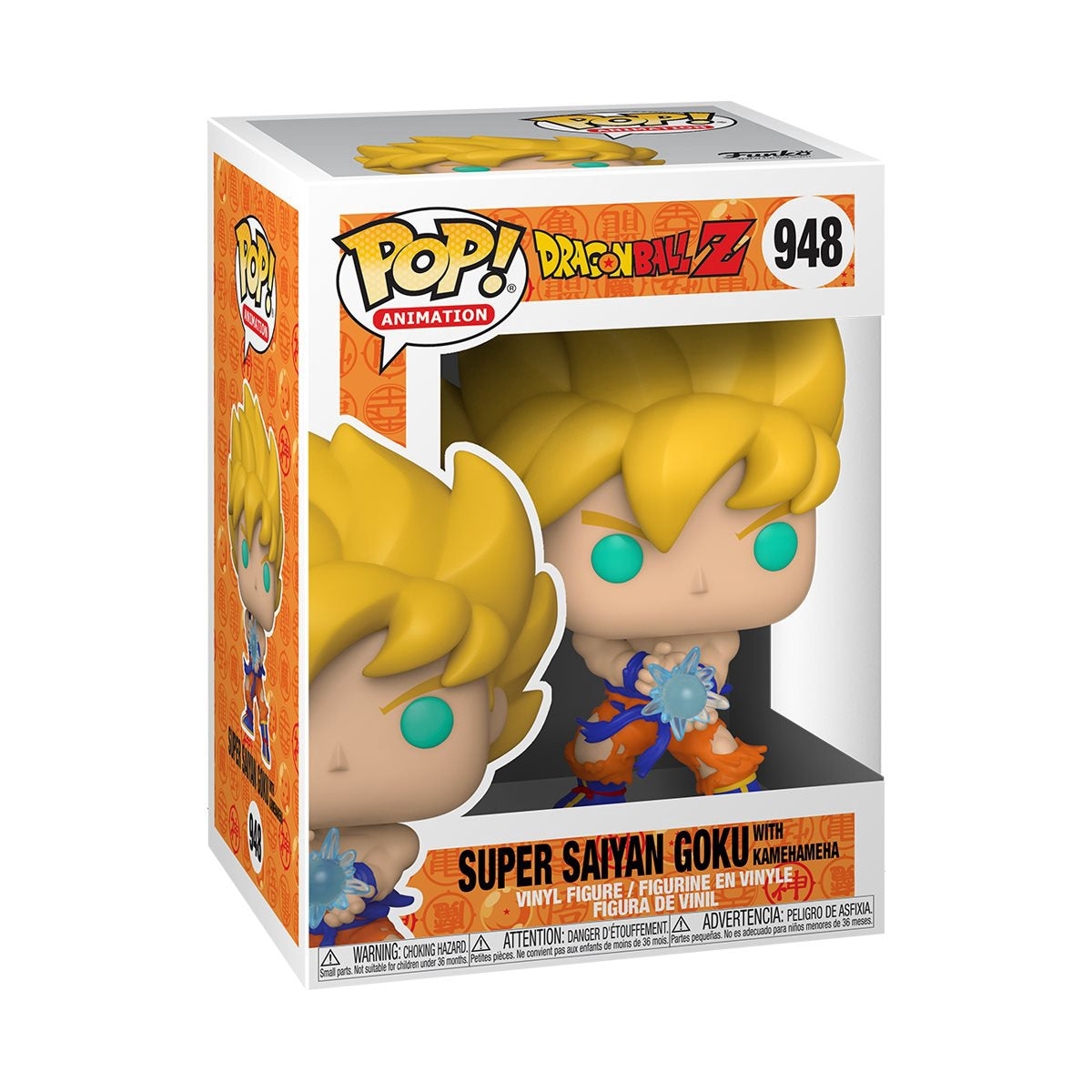 Dragon Ball Z Super Saiyan Goku With Kamehameha Wave Funko Pop