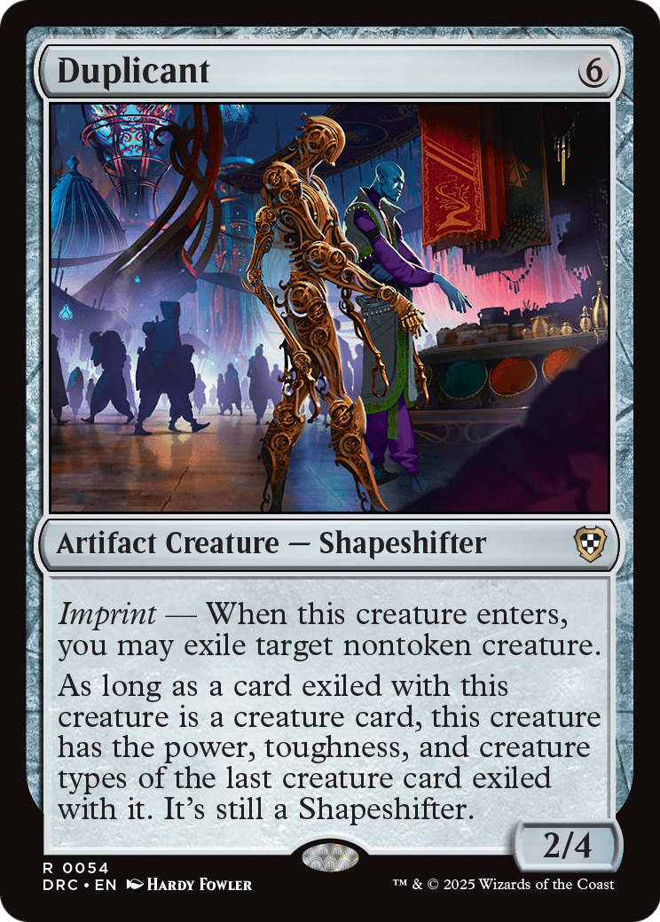 Duplicant (DRC-054) - Commander: Aetherdrift