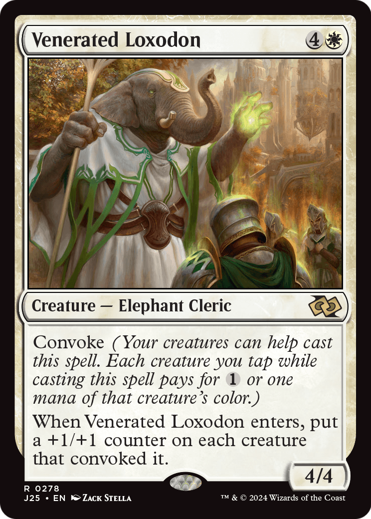 Venerated Loxodon (J25-278) - Foundations Jumpstart