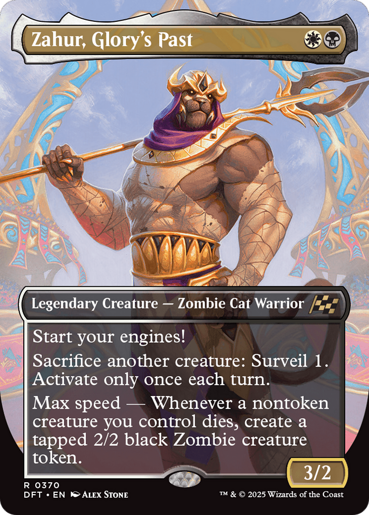 Zahur, Glory's Past (DFT-370) - Aetherdrift (Borderless) Foil