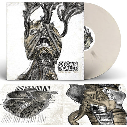 ORGAN DEALER - Visceral Infection LP (White w/ Black Marble) LTD To 77 [New]
