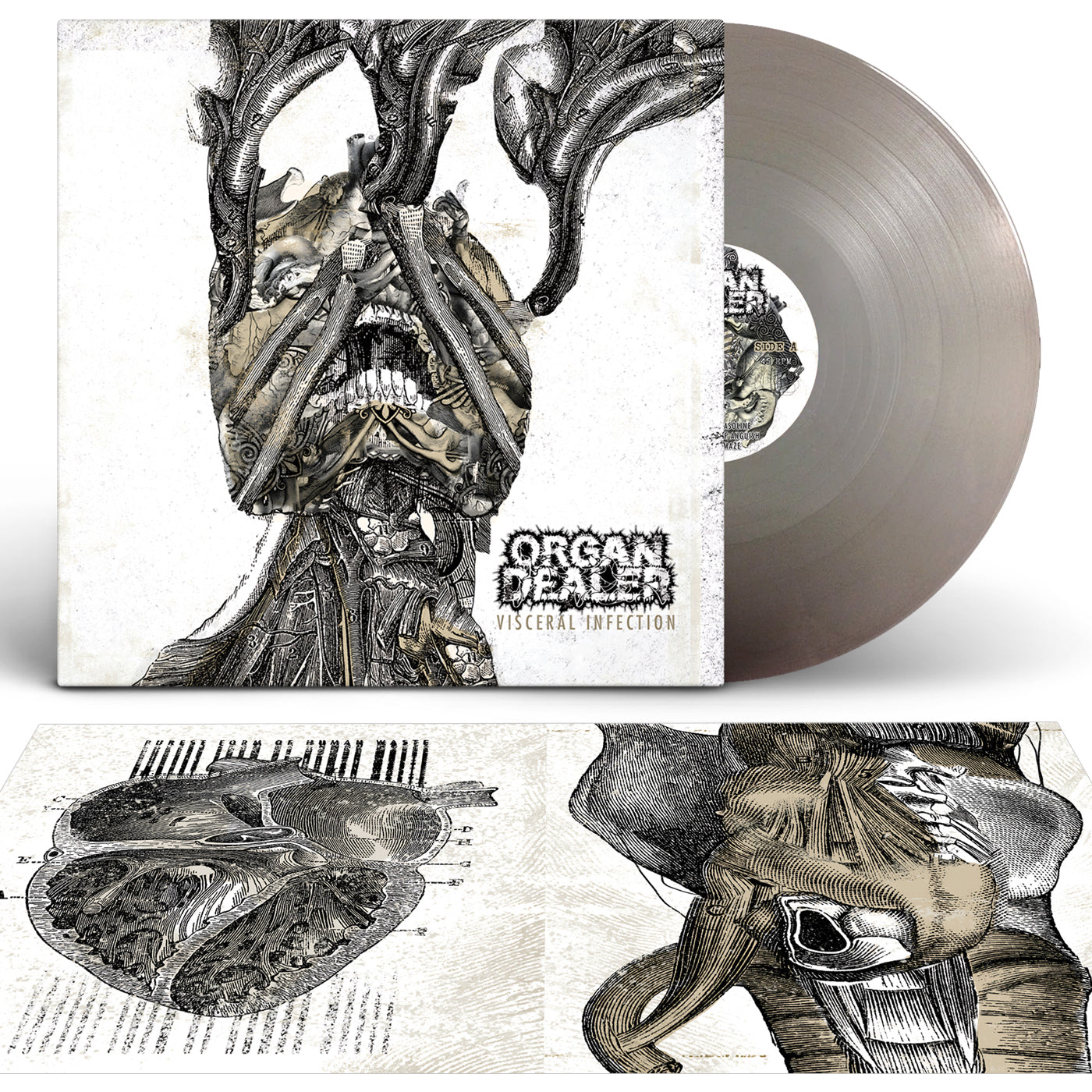 ORGAN DEALER - Visceral Infection LP (Metallic Silver) LTD To 141 [New]