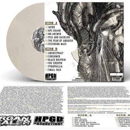ORGAN DEALER - Visceral Infection LP (White w/ Black Marble) LTD To 77 [New]
