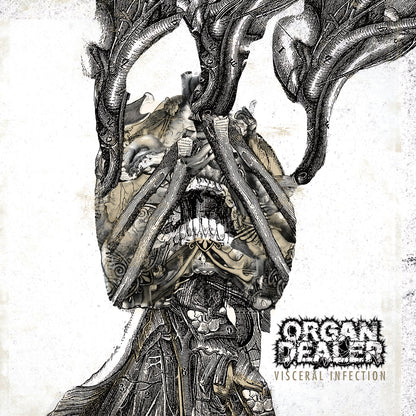 ORGAN DEALER - Visceral Infection LP (White w/ Black Marble) LTD To 77 [New]