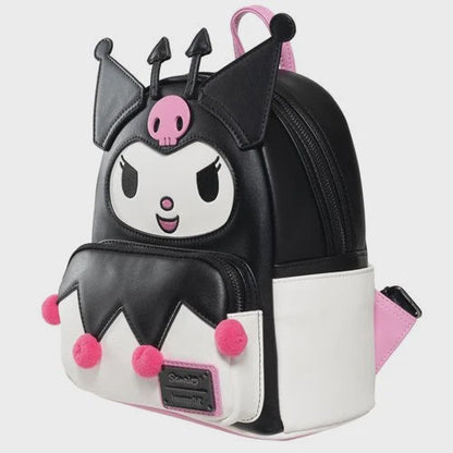 Sanrio Kuromi Devilish Winged Mini Backpack   Entertainment Earth Exclusive