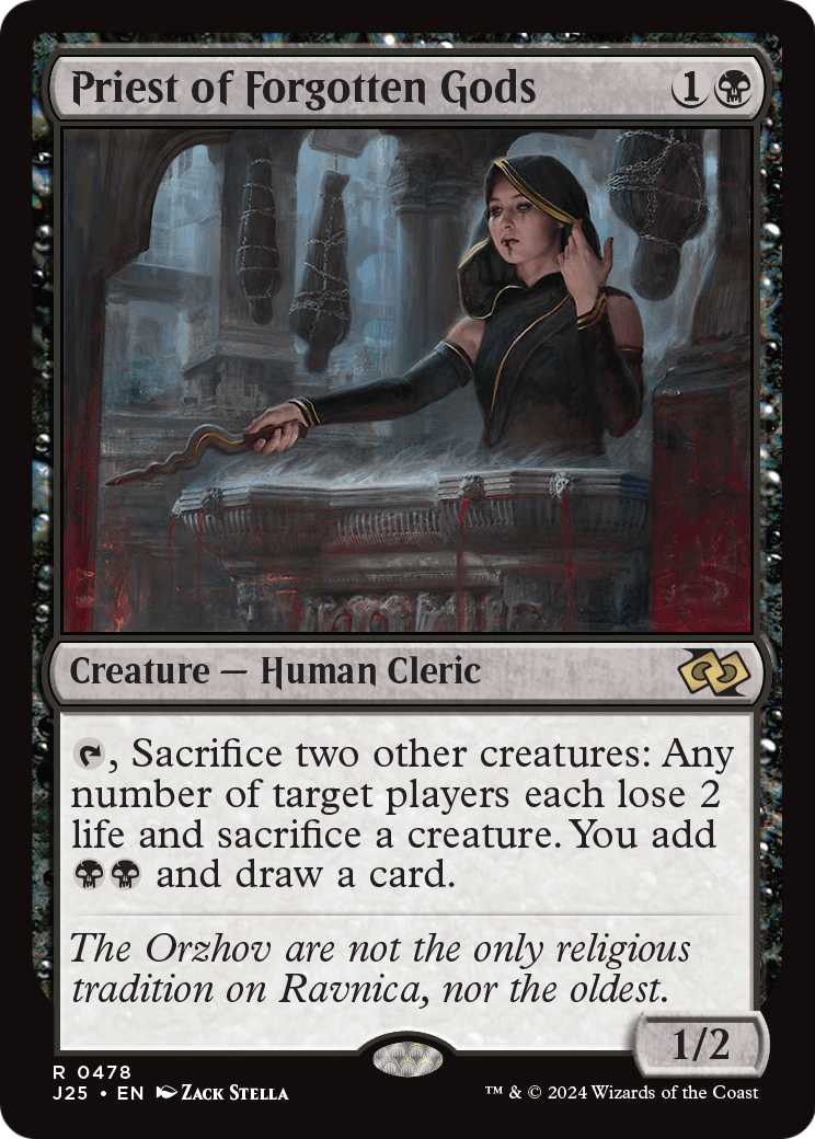 Priest of Forgotten Gods (J25-478) - Foundations Jumpstart