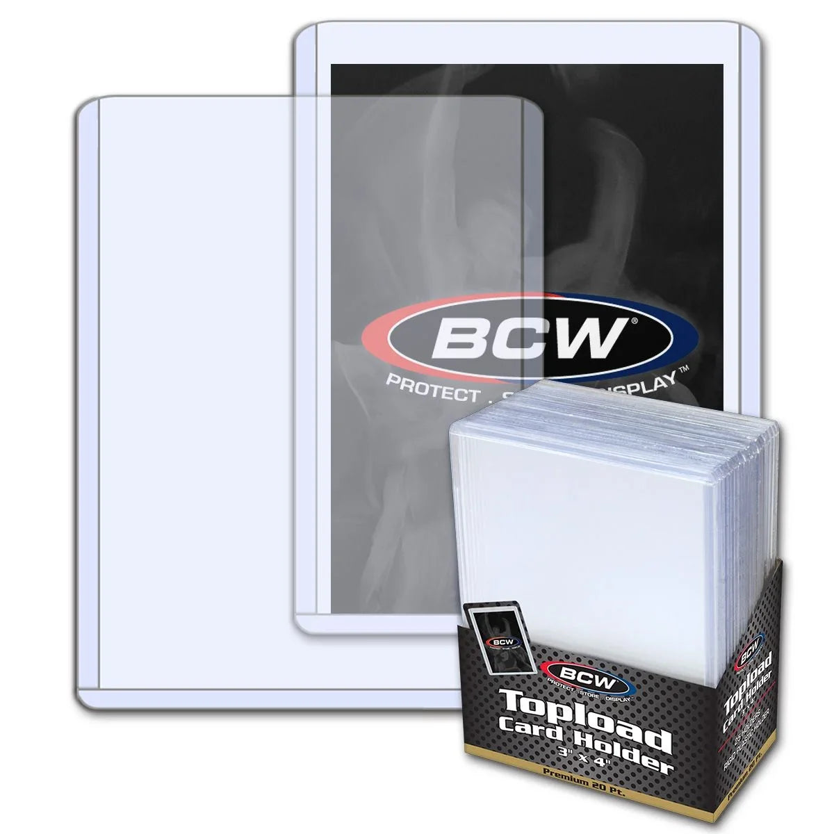 3x4 Topload Card Holder - Premium