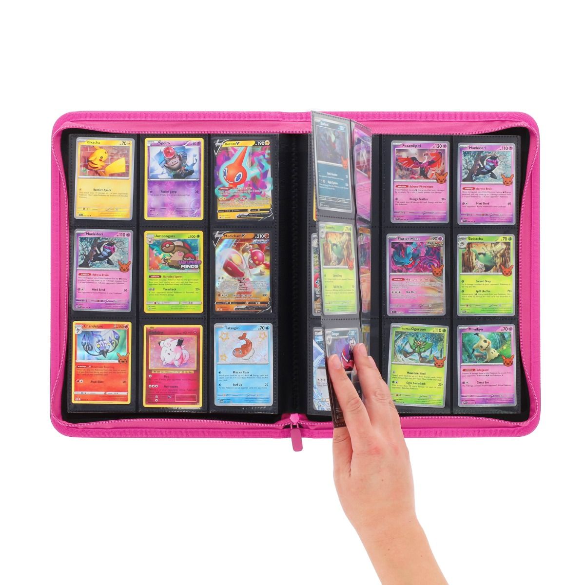 Z-Folio 9-Pocket Album - Pink