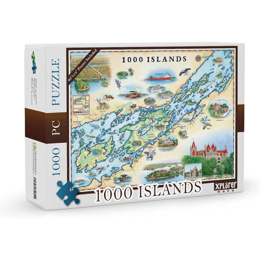 1000 Islands 1000 Piece Jigsaw Puzzle Xplorer Maps
