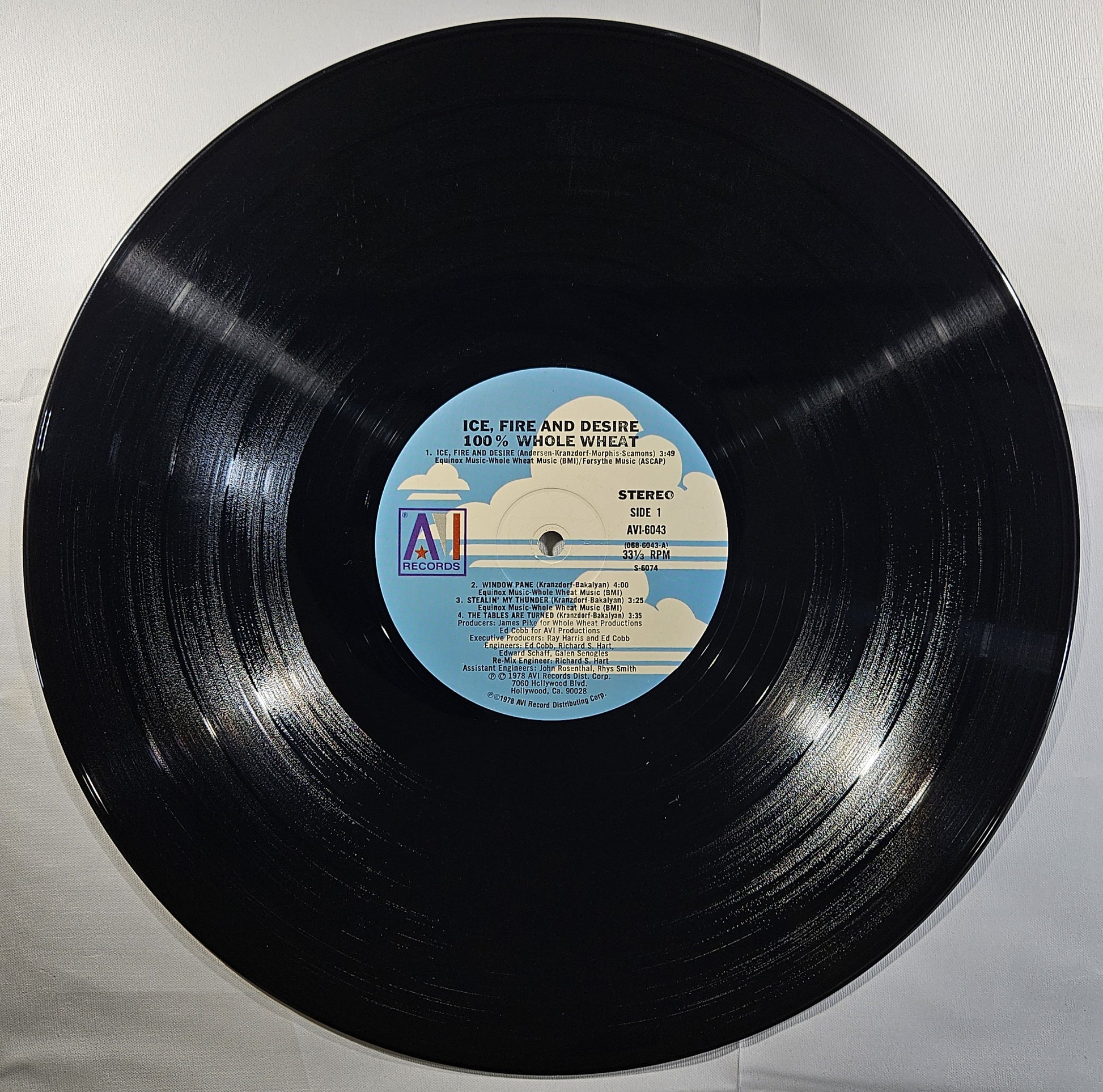 100% Whole Wheat - Ice, Fire & Desire [1978 Used Vinyl Record LP]