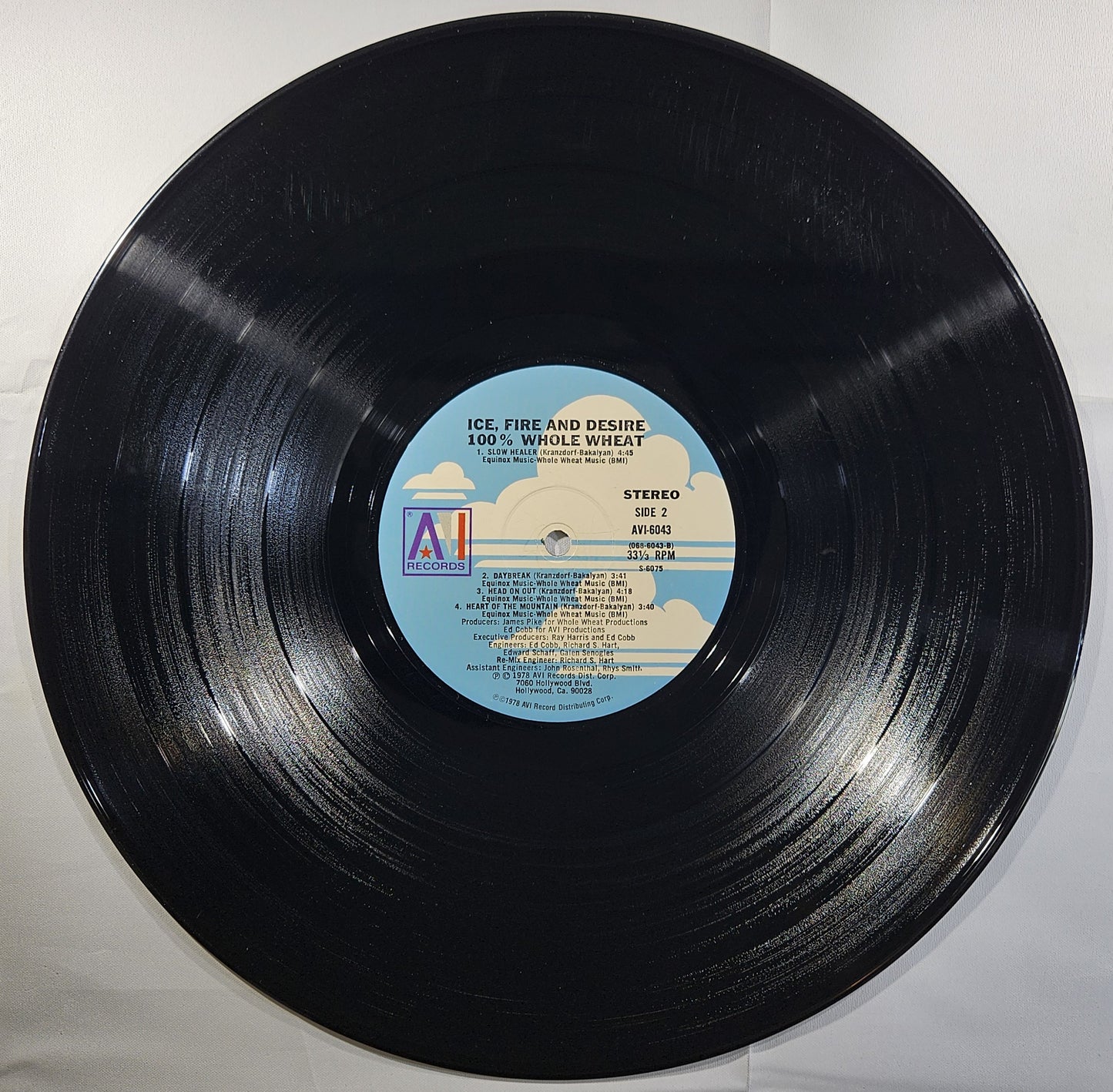 100% Whole Wheat - Ice, Fire & Desire [1978 Used Vinyl Record LP]