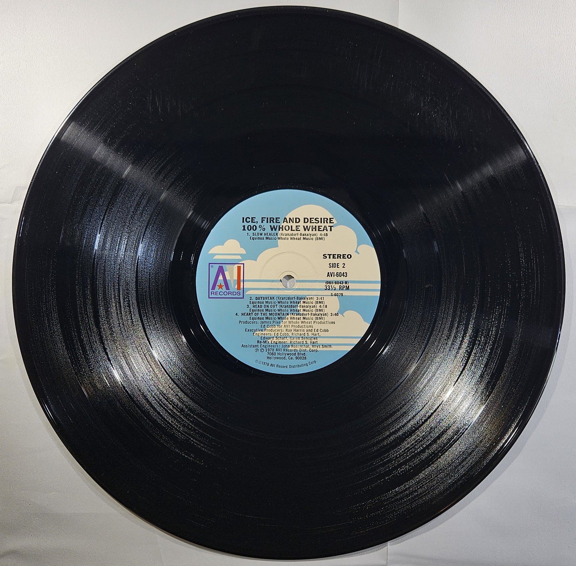 100% Whole Wheat - Ice, Fire & Desire [1978 Used Vinyl Record LP]