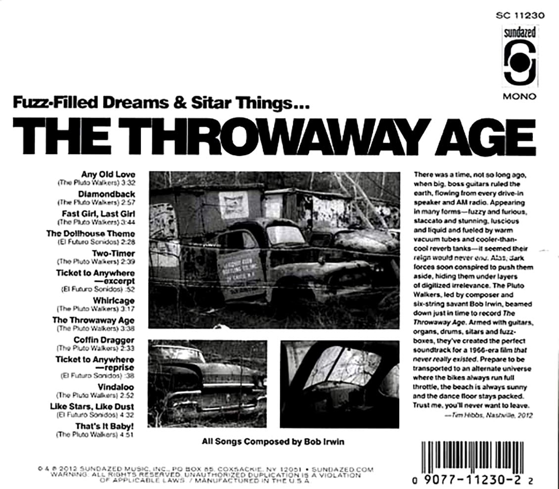 Bob Irwin, The Pluto Walkers, El Futuro Sonidos - The Throwaway Age: Original Motion Picture Soundtrack [New CD]