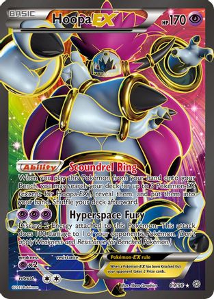 Hoopa EX (Full Art) 089/98 - XY  Ancient Origins Holofoil